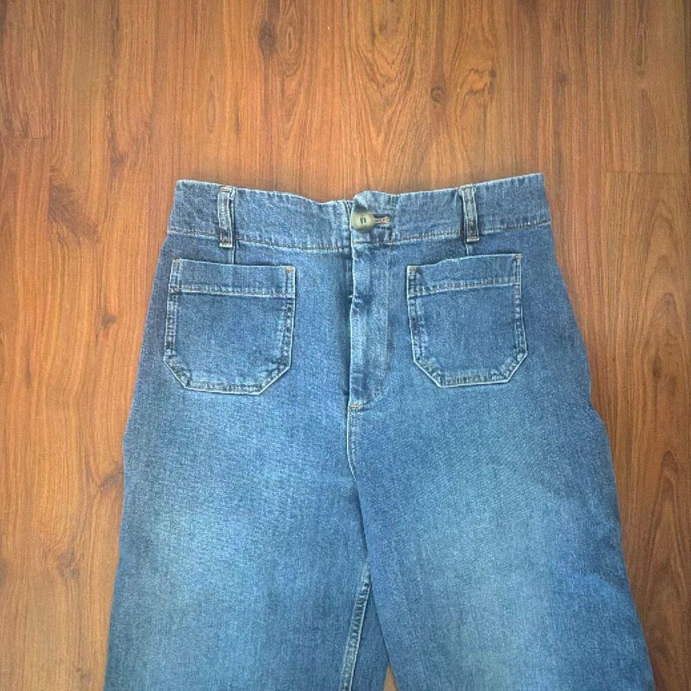 Pilcro Anthropologie jeans wide leg size 29 ankle length - Picture 2 of 4
